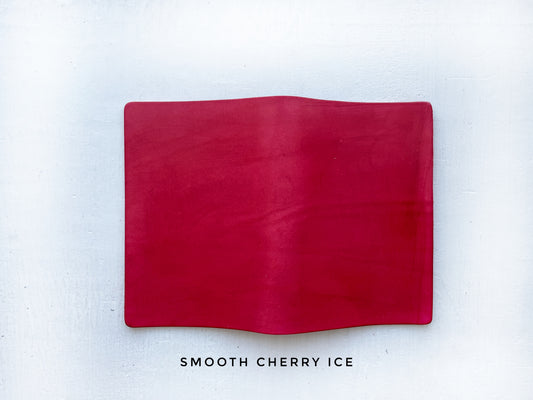 Glossy Cherry Ice Leather Cover