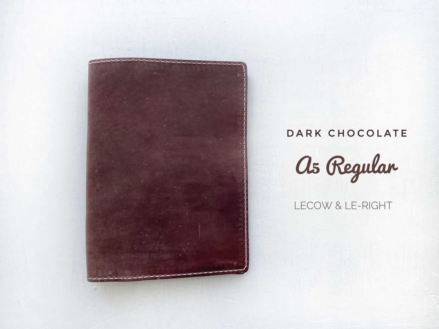 Dark CHOCOLATE LEATHER COVER