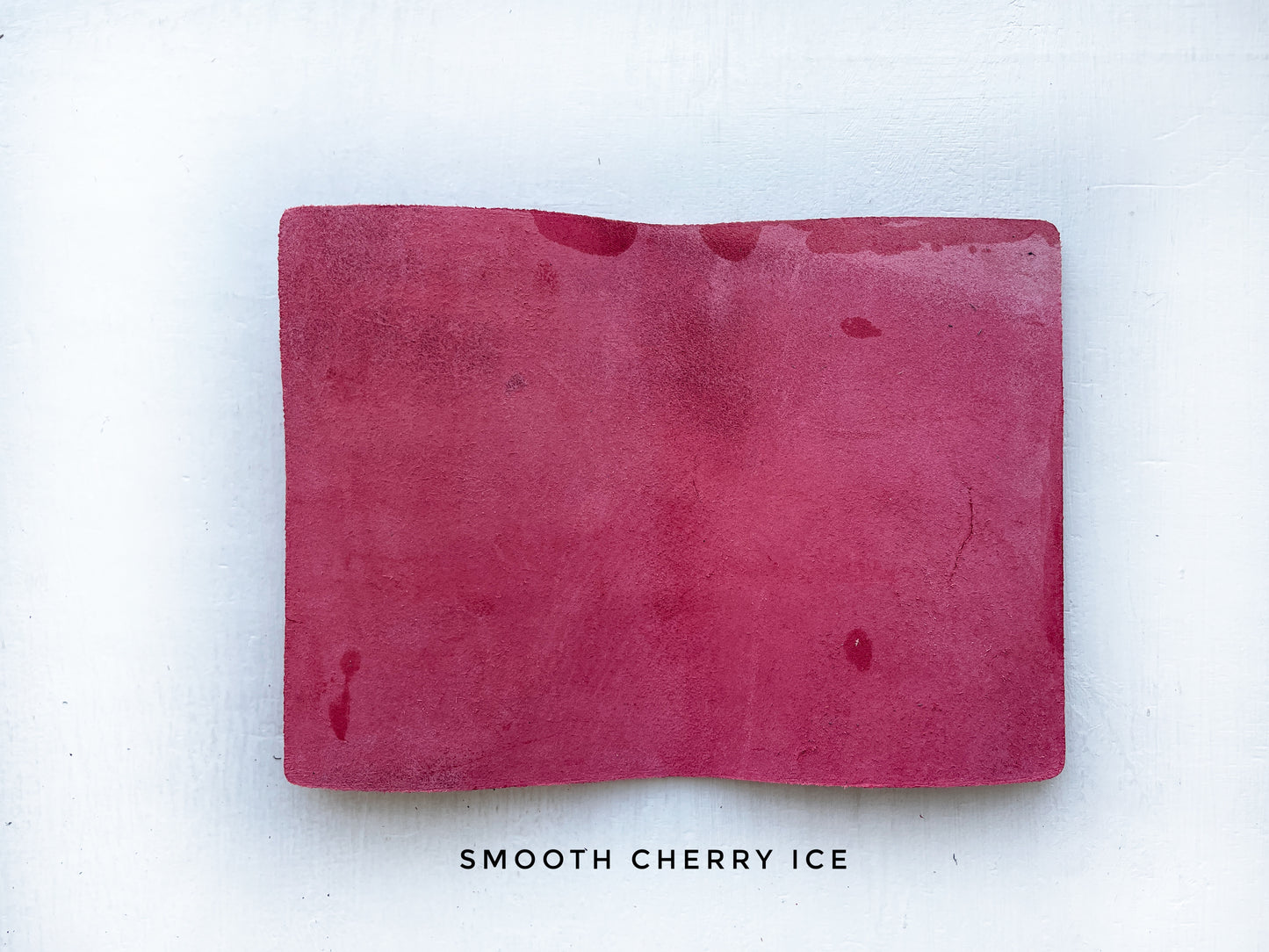 Glossy Cherry Ice Leather Cover