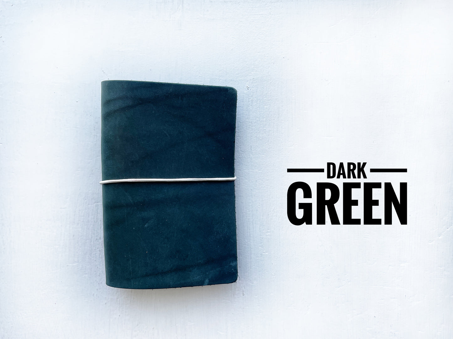 DARK GREEN LEATHER COVER