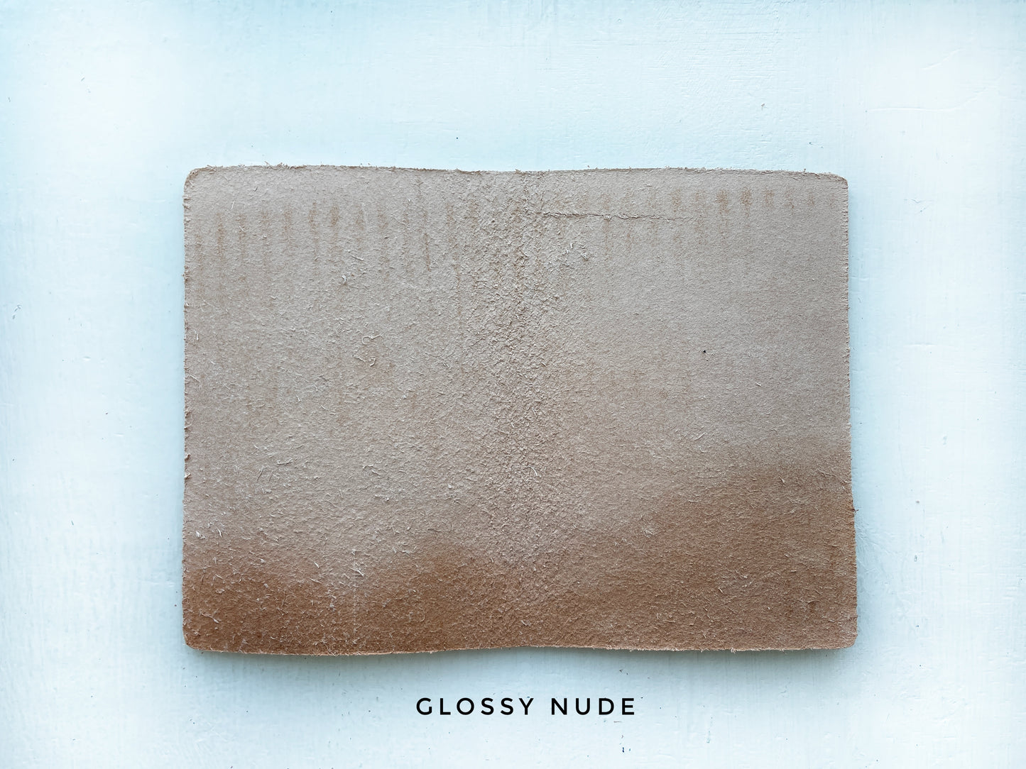 GLOSSY NUDE LEATHER COVER